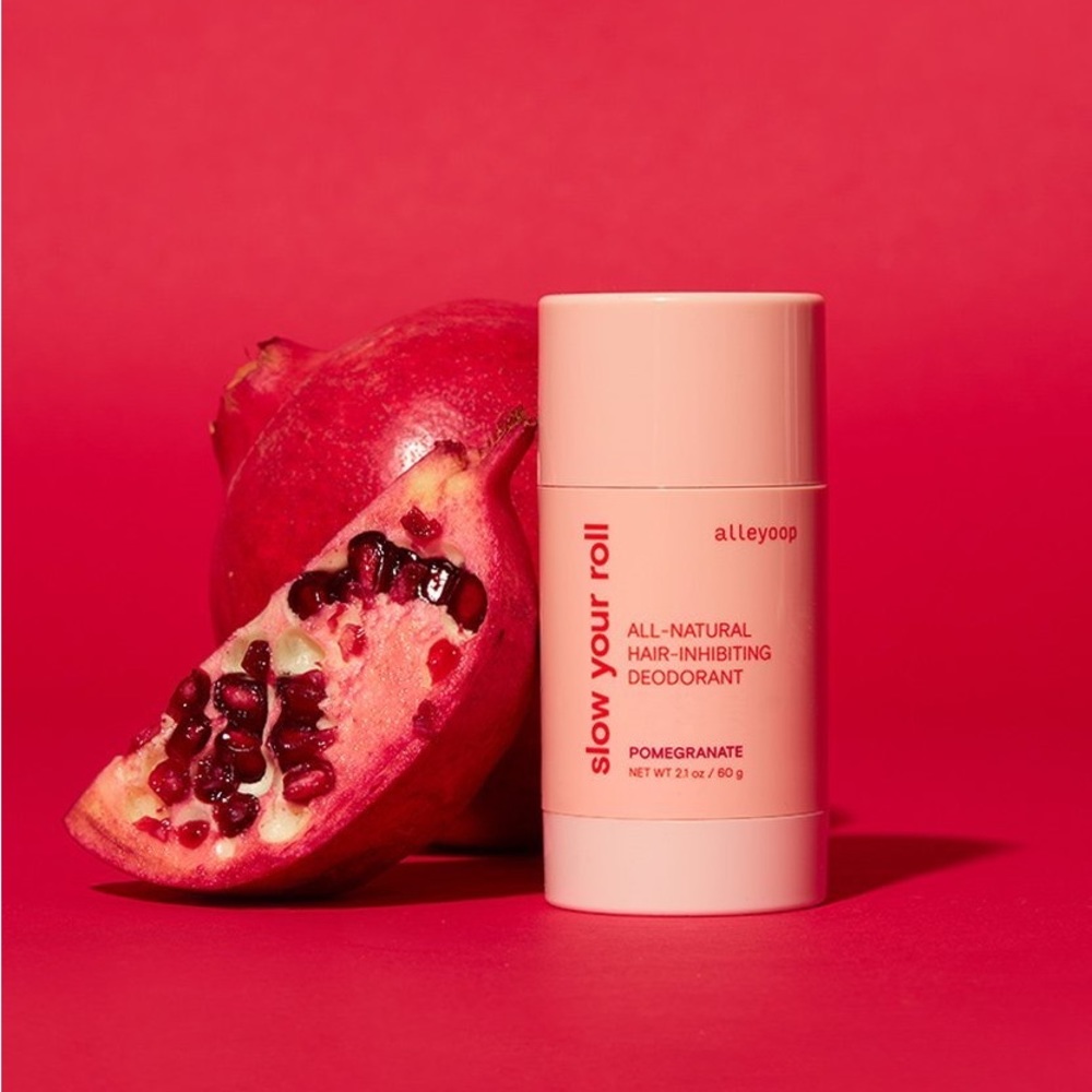 🆕 Pomegranate All Natural Aluminum Free Deodorant by Alleyoop Slow Your Roll